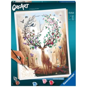 CreArt pictura pe numere pentru adulti cerb magic